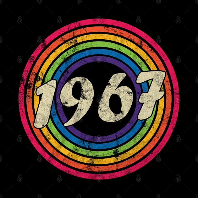 1967 - Retro Rainbow Faded-Style by MaydenArt