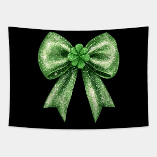 st patrick day bow , st patrick coquette Tapestry