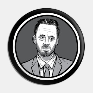 Jordan Peterson (Shades of Grey) Pin