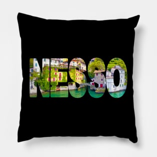 NESSO - Lake Como, Italy Pillow