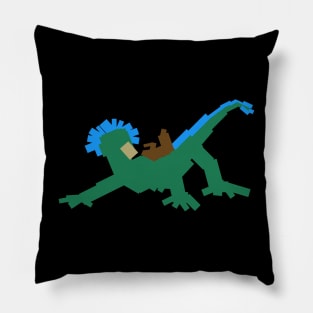 Lizard Wizard Pillow