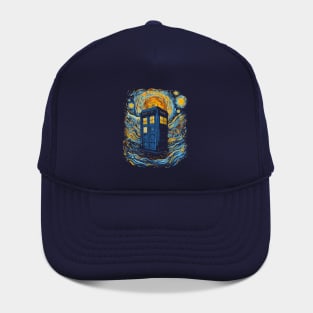 starry blue box Hat