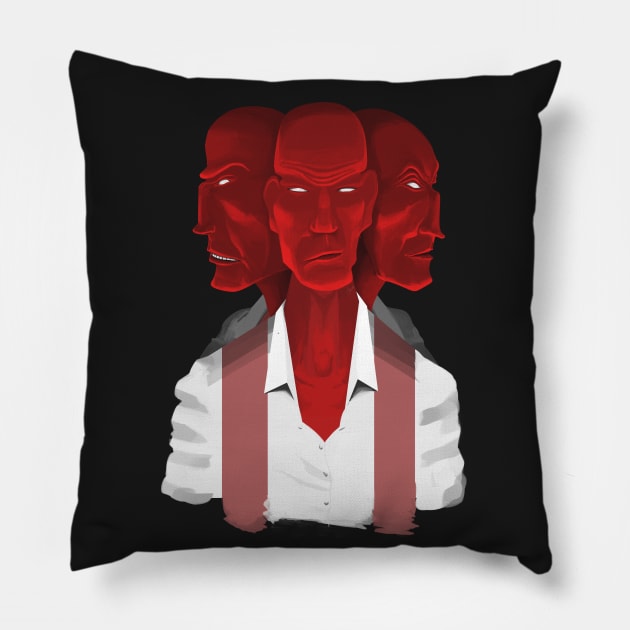 Three Angry Men Pillow by Mr.Guide