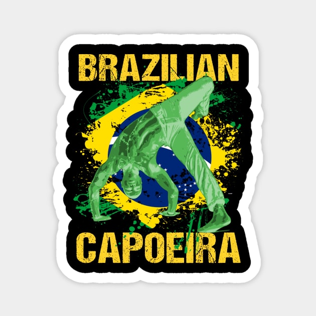 Brazilian Capoeira Dance Self-Defence Sports Magnet by shirtontour