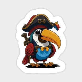 Toucan Pirate #7 Magnet