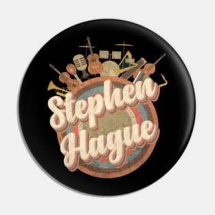 Music Tour Vintage Retro // Stephen Hague Pin