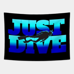 Scuba diving t-shirt designs Tapestry