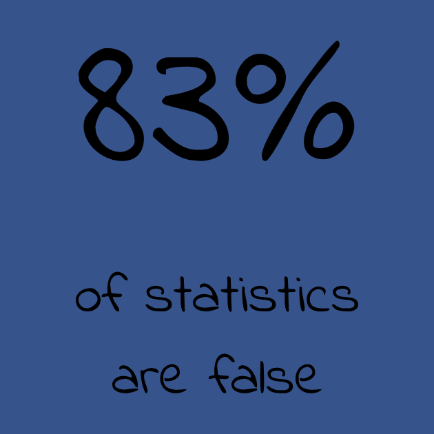 83% of statistics are false - Purple by Uwaki