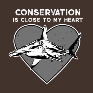 Hammerhead Conservation Heart T-Shirt