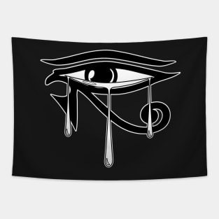 Crying Eye of Horus, Egyptian tear drops Tapestry