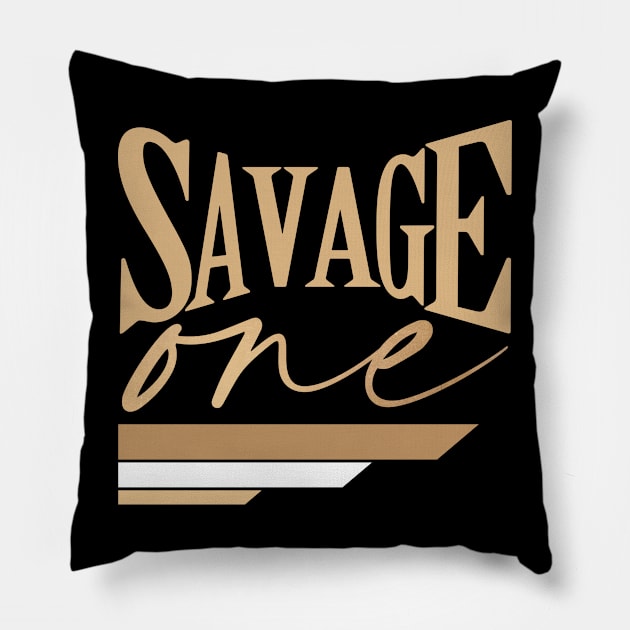 SAVAGE ONE DESIGN Pillow by The C.O.B. Store