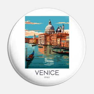 A Pop Art Travel Print of Venice - Italy Pin
