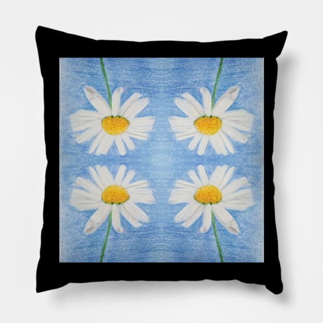 Daisy Pillow by teenamarie23art