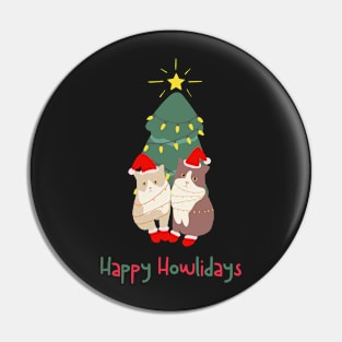 Christmas Cat Pin