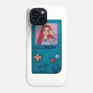 video game aesthetic 90s girl illustration Phone Case