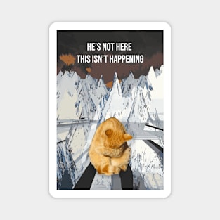 Radiohead Album Cover Parody Cat Magnet