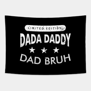 Dada Daddy Dad Bruh Retro Vintage Funny 2023 Fathers Day Tapestry