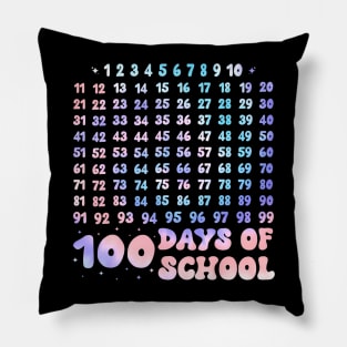 100Th Day Of School Teacher Kids 100 Days Math Numbers Pillow