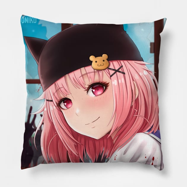 Zombie Girl Pillow by SUONIKO