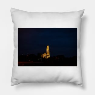 Church at night Pillow