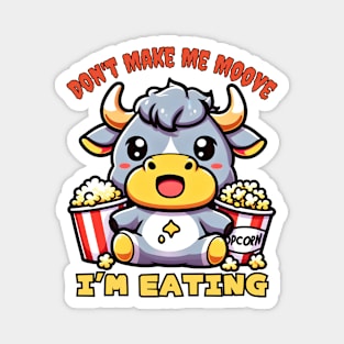 Popcorn cow with a moo Magnet