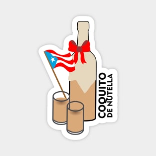 Coquito Puerto Rico Nutella Drink Cocktail Boricua Food Magnet