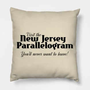 Visit the New Jersey Parallelogram! Pillow