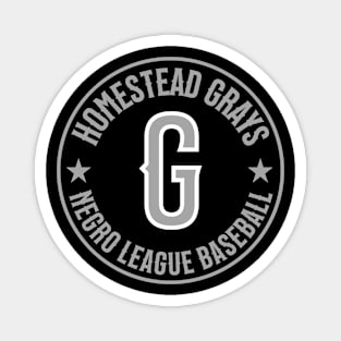 Homestead Grays Negro League Baseball - Tribute - Gray Magnet