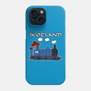 Scotland Steam Train Scottish Flag St Andrews Day Phone Case