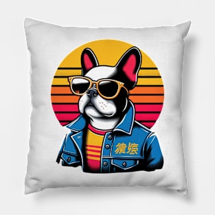 French Bulldog Summer Vibes Pillow