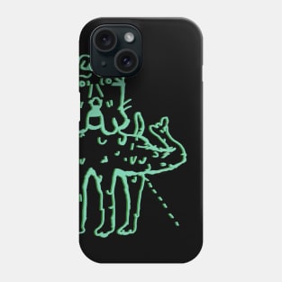 Dog pissing Phone Case