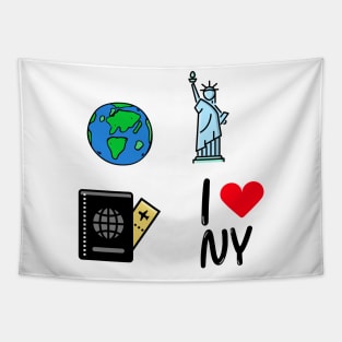 NYC Sticker Pack Tapestry