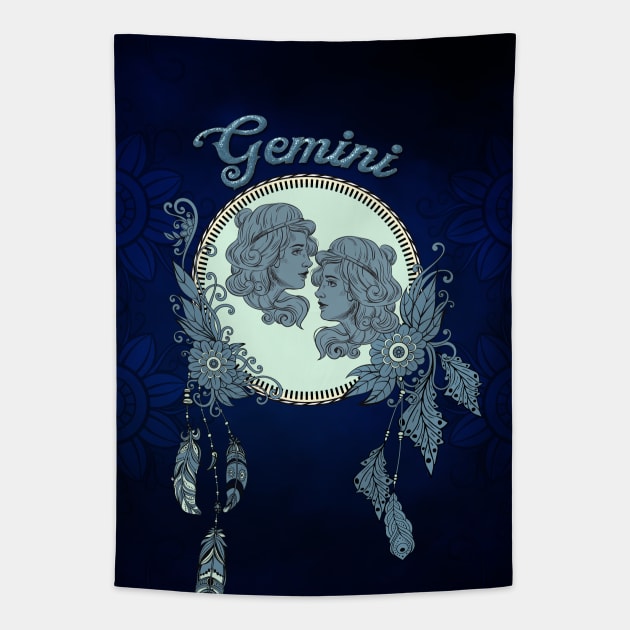 Zodiac sings gemini Tapestry by Nicky2342