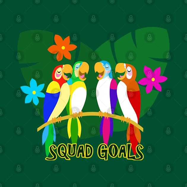 Feathered Friends Squad Goals by Sunshone1