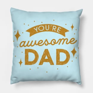 Awesome Dad Pillow