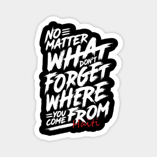 Where You Come From Haiti Magnet