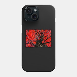 Red Tree Fall Phone Case