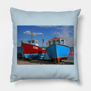 Claret & Blue Pillow