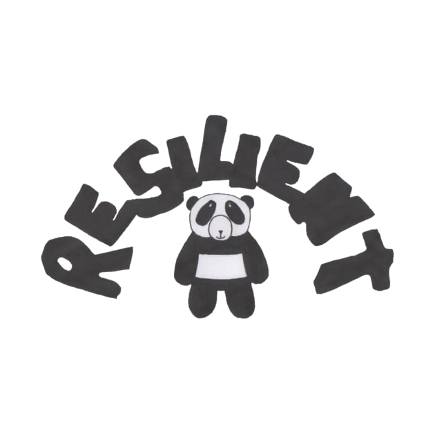 Resilient Panda! by krisevansart