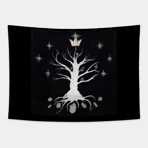 The White Tree Tapestry by paintingbetweenbooks