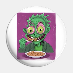 Interdimensional Breakfast Scary Terry Cereal Pin