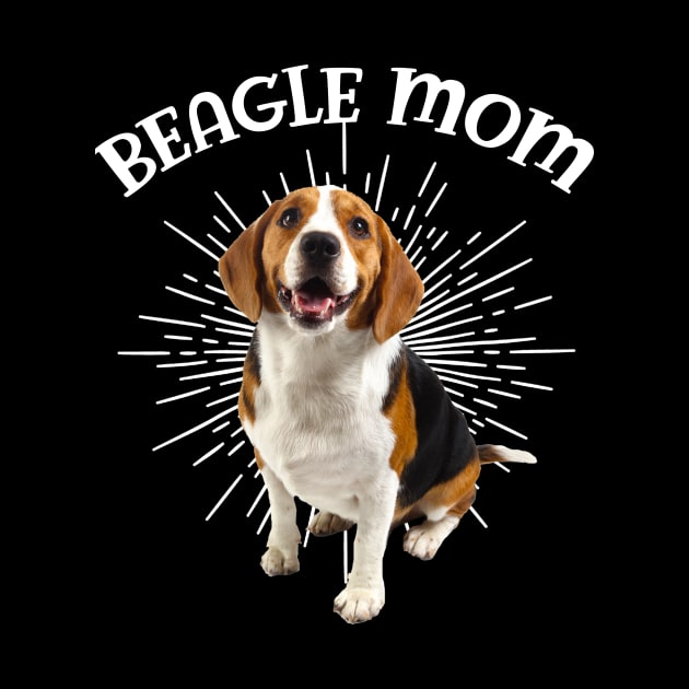 Womens beagle mom shirts for women mothers day gift by Simpsonfft