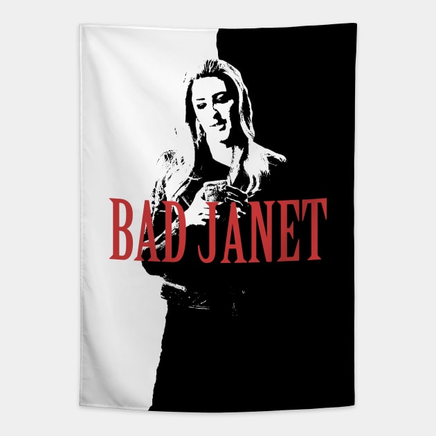 bad janet busty alexa Tapestry by fatima404