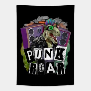 Punk Roar Trex Punk Tapestry