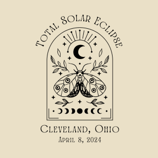 Total Solar Eclipse Cleveland, Ohio 4-8-24 T-Shirt