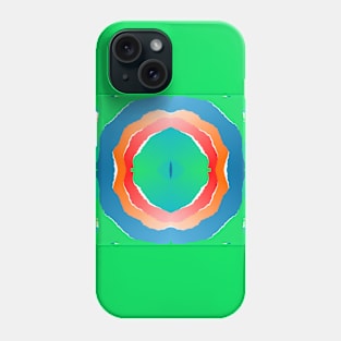 Kaleidoscope Multi Green Phone Case