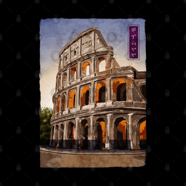 Colosseum - Black by Thor Reyes