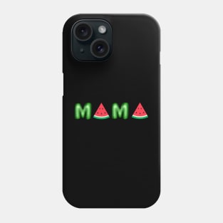 Mama Watermelon Funny Summer Fruit Gift Great Mother's Day Phone Case