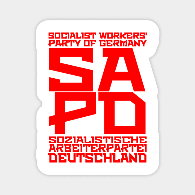 The Socialist Workers' Party of Germany (SAPD) Magnet by truthtopower