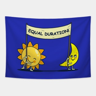 Cute Sun and Moon Equinox Tapestry